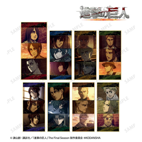 『進撃の巨人』トレーディングスタンド付き場面写色紙(単位/BOX)【202509再販】